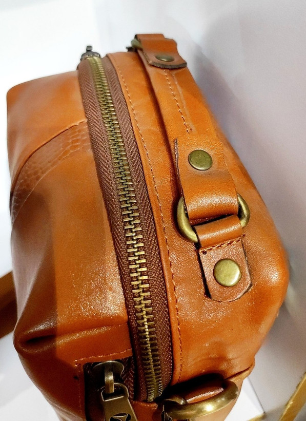 کیف رودوشی چرم اصل گاوی