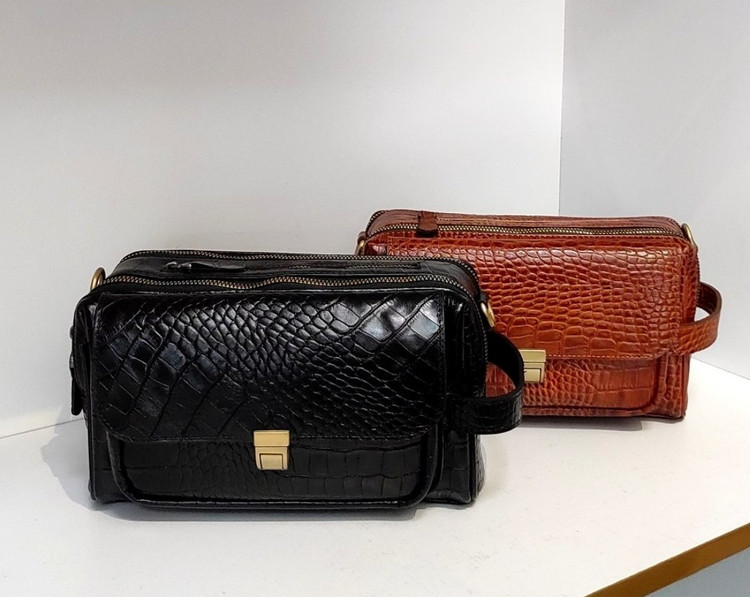 کیف دستی چرم مردانه شوز بگ چرمسال