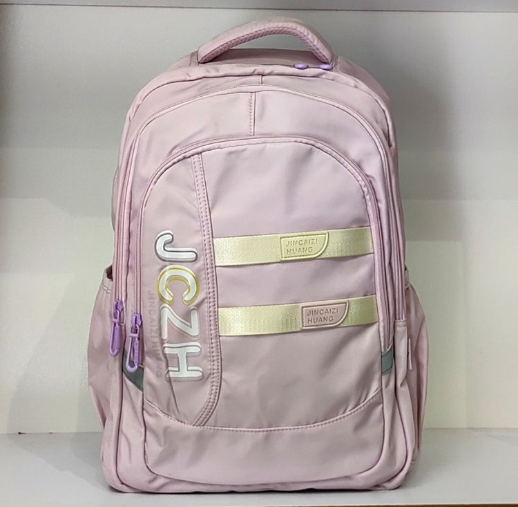 کوله مدرسه جین کیزی پارچه غواصی دخترانه تکرنگ – کوله وارداتی شیک و سبک مناسب راهنمایی، دبیرستان و دانشگاه